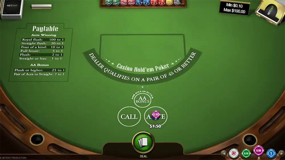 Casino Hold’em gra za darmo