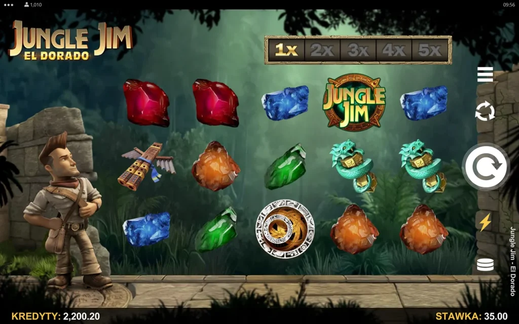 Jungle Jim El Dorado Symbole Specjalne