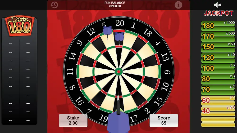 Zagraj w Darts 180 Darts 180 gra za darmo