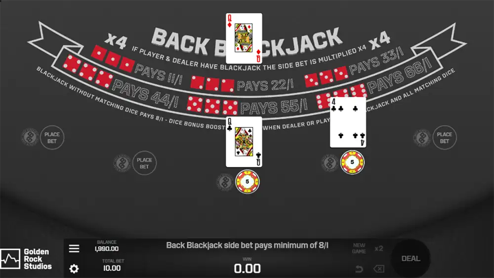 Zagraj w Back Blackjack Back Blackjack gra za darmo