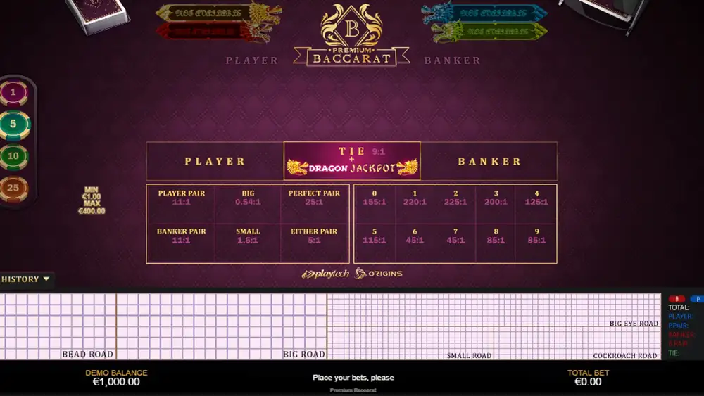 Zagraj w Premium Baccarat Premium Baccarat gra za darmo