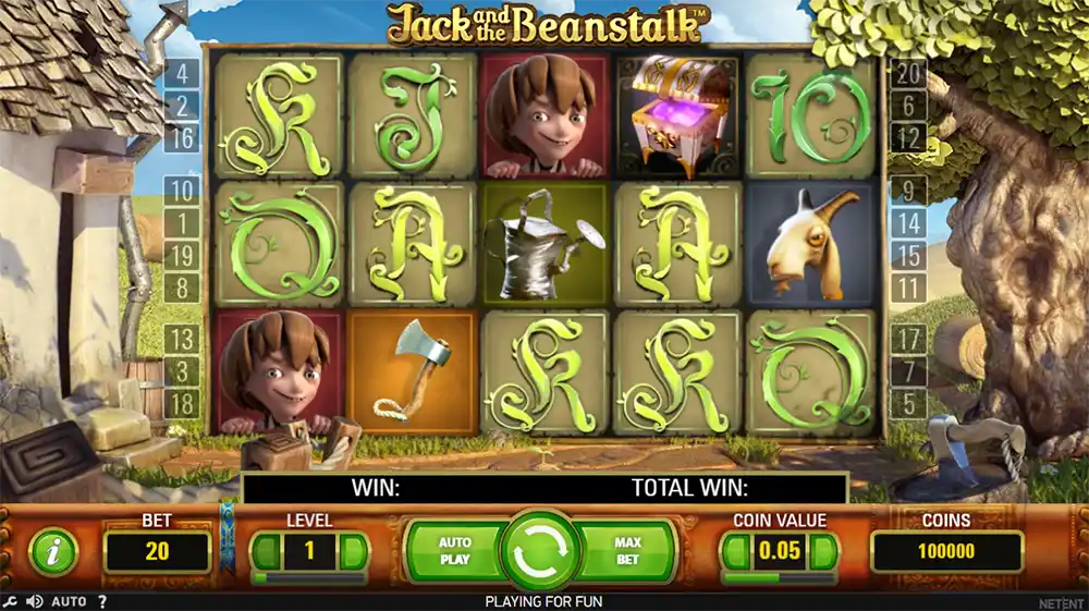 Zagraj w Jack and the Beanstalk Jack and the Beanstalk gra za darmo