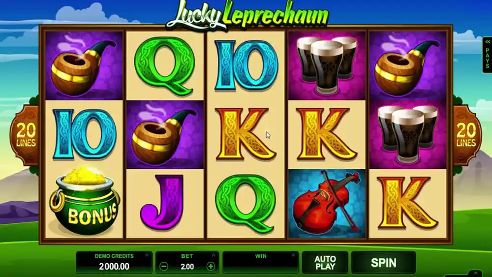 Zagraj w Szczególnego Leprechauna Szczęśliwy Leprechaun gra za darmo