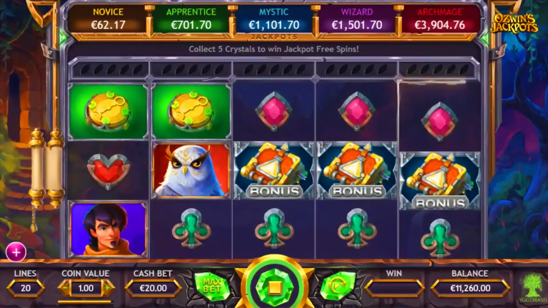 Zagraj w Ozwin’s Jackpots Ozwin’s Jackpots gra za darmo