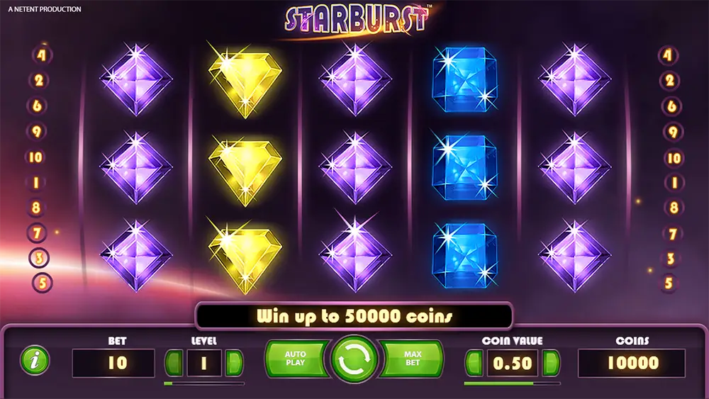 Zagraj w Starburst Starburst gra za darmo