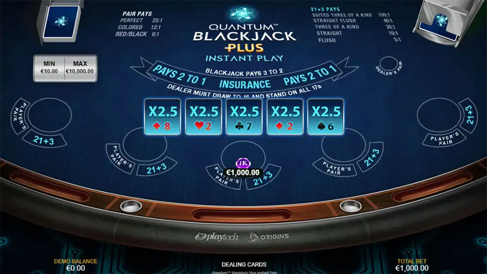 Zagraj w Quantum Blackjack Quantum Blackjack gra za darmo