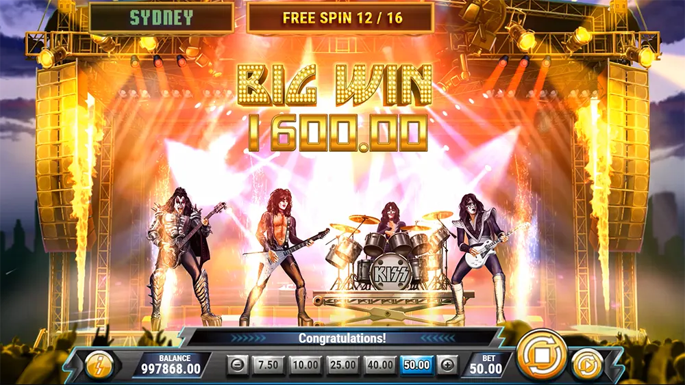 Zagraj w KISS Reels of Rock KISS Reels of Rock gra za darmo