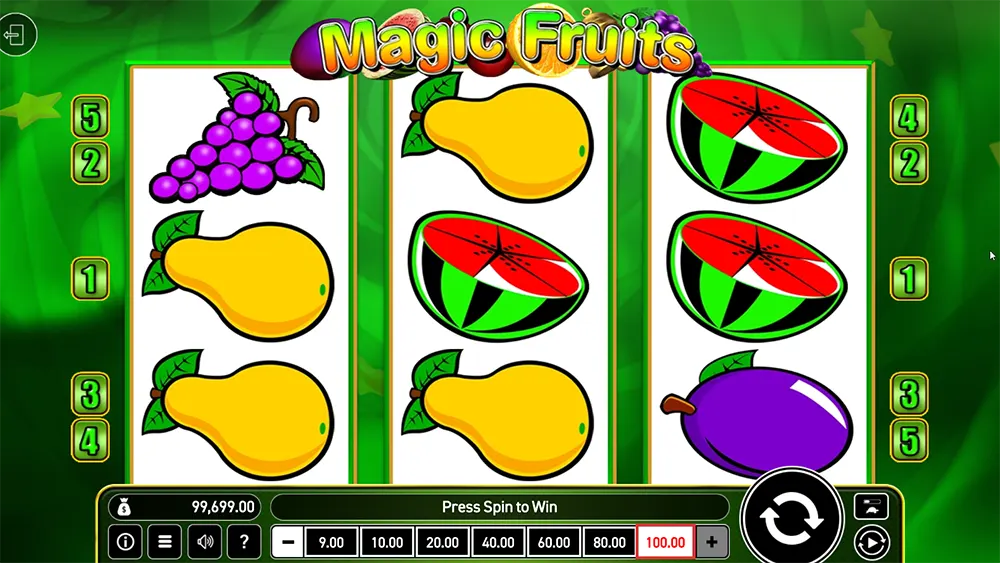 Zagraj w Magic Fruits Magic Fruits gra za darmo