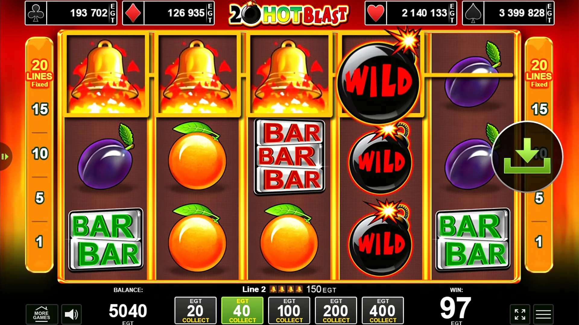 Zagraj w 20 Hot Blast 20 Hot Blast gra za darmo