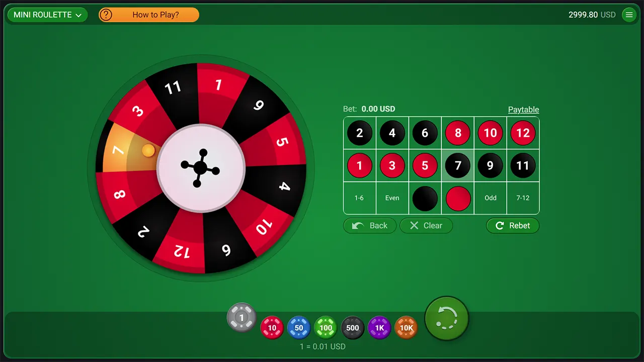 Mini Roulette