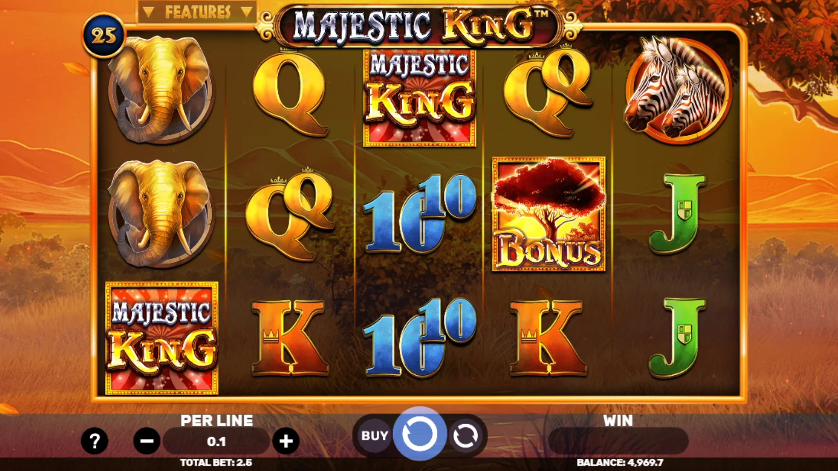 Zagraj w Majestic King Majestic King gra za darmo