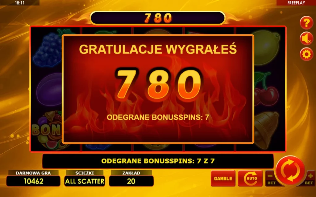 Vox - Wygrane z darmowych spinów: 60x.