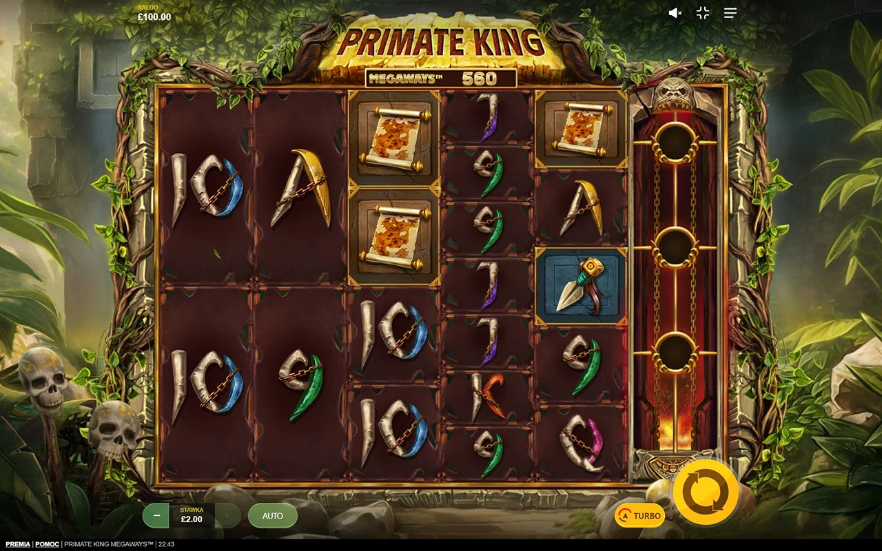 Zagraj w Primate King Megaways Primate King Megaways gra za darmo
