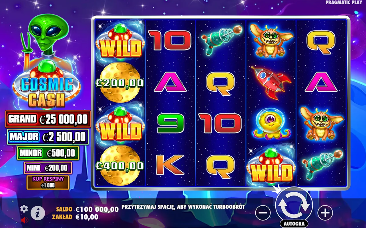 Zagraj w Cosmic Cash Cosmic Cash gra za darmo
