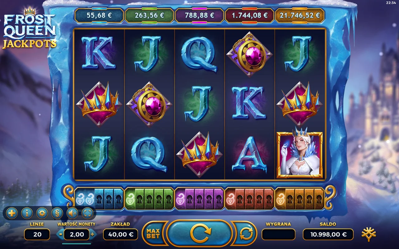 Zagraj w Frost Queen Jackpots Frost Queen Jackpots gra za darmo